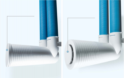 ỐNG HDPE ĐẦU RA KHÍ Ổ CẮM HAI ĐẦU